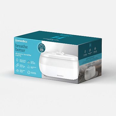 Homedics Top Fill Ultrasonic Humidifier with Night Light and Aromatherapy