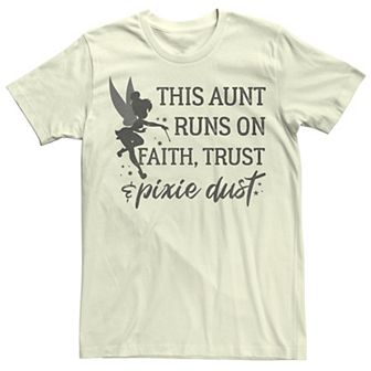 Disney's Tinker Bell Juniors' This Aunt Runs On Faith Trust & Pixie Dust Boyfriend Tee
