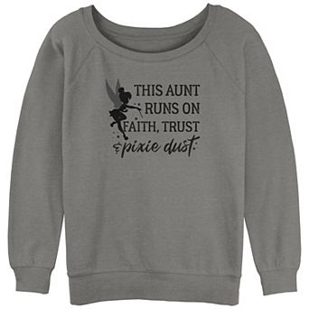 Disney's Tinker Bell Juniors' This Aunt Runs On Faith Trust & Pixie Dust Slouchy Terry