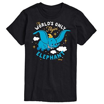 Disney's Dumbo Men's Flying Elephant Graphic Tee