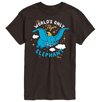 Disney's Dumbo Men's Flying Elephant Graphic Tee