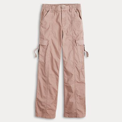 Juniors' SO® High Rise Seamed Cargo Pant