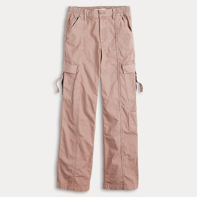 Juniors' SO® High Rise Seamed Cargo Pant 