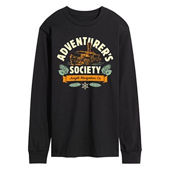 Disney's Jungle Cruise Men's Adventurer's Society Long Sleeve Graphic Tee