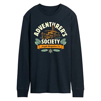 Disney's Jungle Cruise Men's Adventurer's Society Long Sleeve Graphic Tee