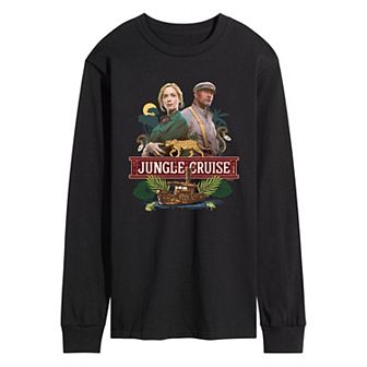 Disney's Jungle Cruise Men's Long Sleeve Graphic Tee