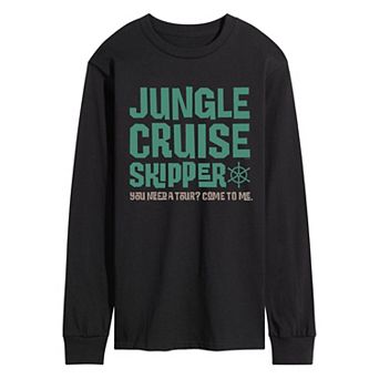 Disney's Jungle Cruise Men's Skipper Long Sleeve Graphic Tee