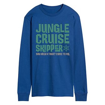 Disney's Jungle Cruise Men's Skipper Long Sleeve Graphic Tee