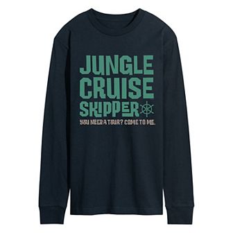 Disney's Jungle Cruise Men's Skipper Long Sleeve Graphic Tee
