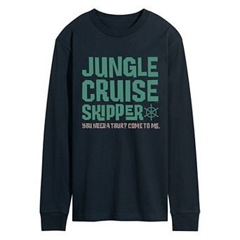 Disney's Jungle Cruise Men's Skipper Long Sleeve Graphic Tee