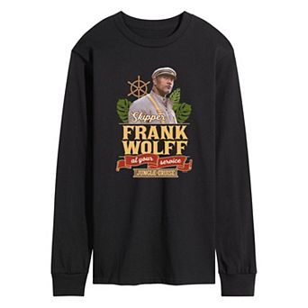 Disney's Jungle Cruise Men's Skipper Frank Wolff Long Sleeve Graphic Tee