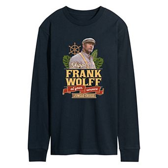 Disney's Jungle Cruise Men's Skipper Frank Wolff Long Sleeve Graphic Tee