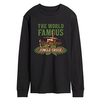 Disney's Jungle Cruise Men's The World Famous Long Sleeve Graphic Tee