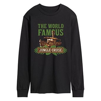 Disney's Jungle Cruise Men's The World Famous Long Sleeve Graphic Tee