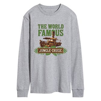 Disney's Jungle Cruise Men's The World Famous Long Sleeve Graphic Tee