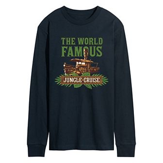 Disney's Jungle Cruise Men's The World Famous Long Sleeve Graphic Tee