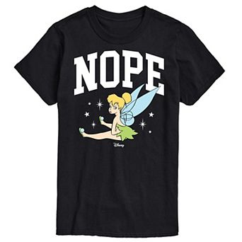Disney's Tinker Bell Big & Tall Nope Graphic Tee