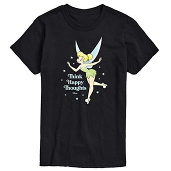 Disney's Tinker Bell Big & Tall Happy Thoughts Graphic Tee