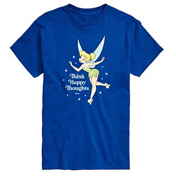 Disney's Tinker Bell Big & Tall Happy Thoughts Graphic Tee