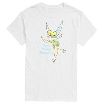 Disney's Tinker Bell Big & Tall Happy Thoughts Graphic Tee