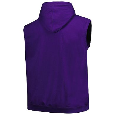 Men's Fanatics Branded Purple Phoenix Suns Big & Tall Jersey Muscle Pullover Hoodie