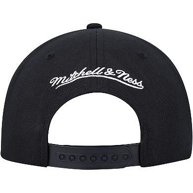 Men's Mitchell & Ness Black Chicago Bulls Soul High-Grade Fade Undervisor Snapback Hat