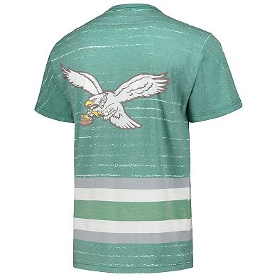 Men's Mitchell & Ness Kelly Green Philadelphia Eagles Jumbotron 3.0 T-Shirt