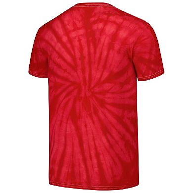 Unisex Stitches Red Washington Mystics Tie-Dye Logo T-Shirt