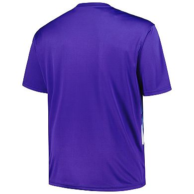 Men's Royal Philadelphia 76ers Big & Tall Sublimated T-Shirt