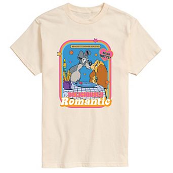 Disney's Lady and the Tramp Men's Romantic Graphic Tee