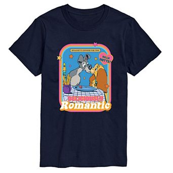 Disney's Lady and the Tramp Men's Romantic Graphic Tee