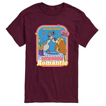 Disney's Lady and the Tramp Men's Romantic Graphic Tee