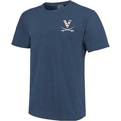 Men's Navy Virginia Cavaliers Red, White & Hoo T-Shirt