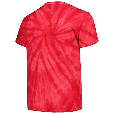 Unisex Stitches Red Las Vegas Aces Tie-Dye Logo T-Shirt