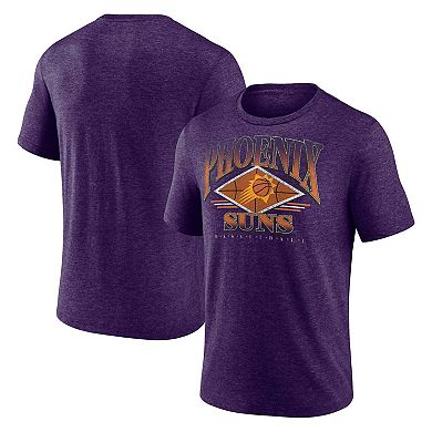 Men's Fanatics Branded Heather Purple Phoenix Suns True Classics Power Phase Tri-Blend T-Shirt