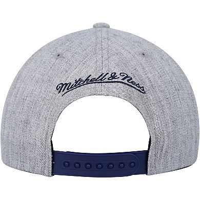 Men's Mitchell & Ness Heather Gray Indiana Pacers Hardwood Classics 2.0 Snapback Hat