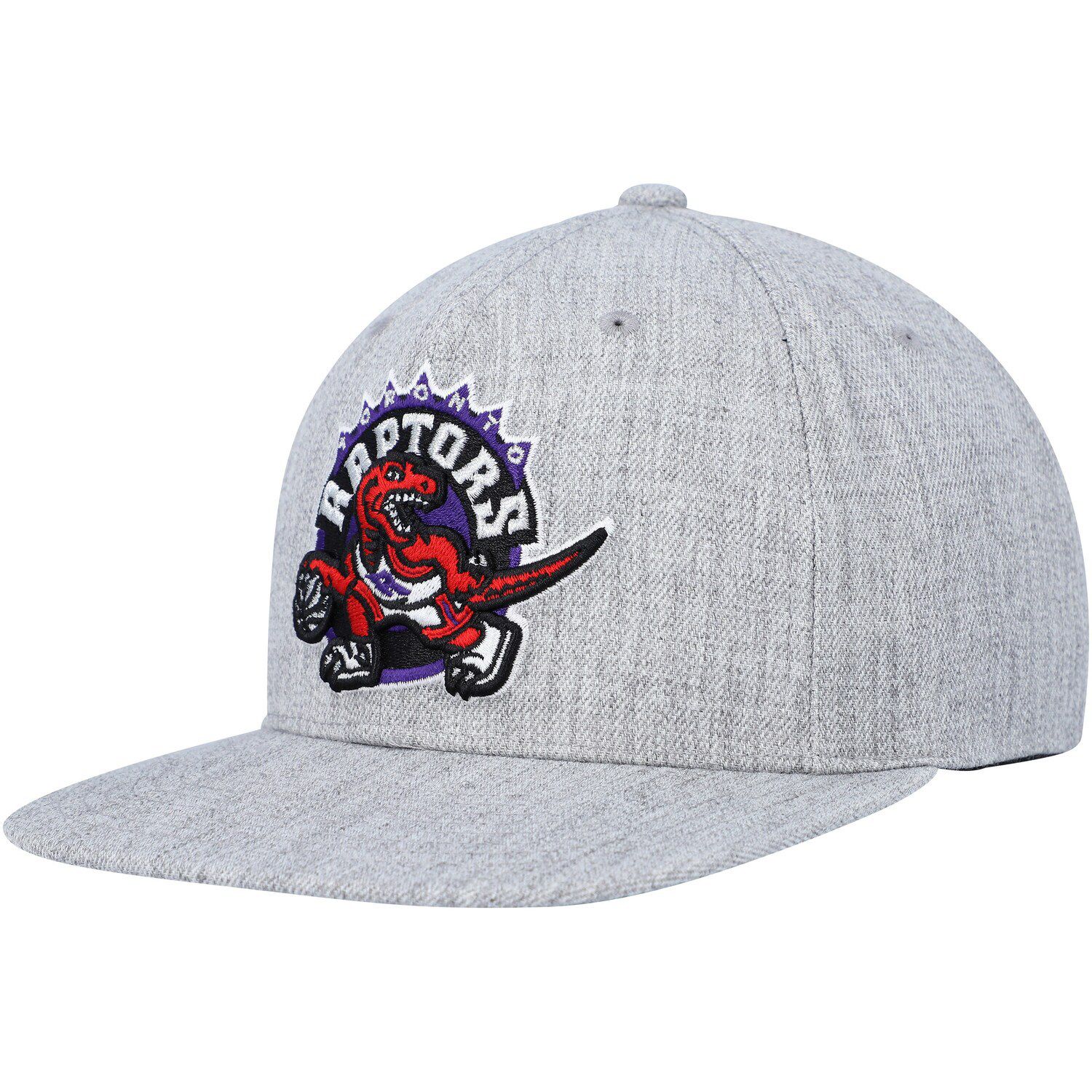 Mitchell & Ness Toronto Raptors Hardwood Classics Dynasty Yellow Toe Fitted Cap - 2-Tone Hat - View #4