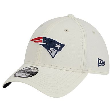 Men's New Era Cream New England Patriots Classic 39THIRTY Flex Hat