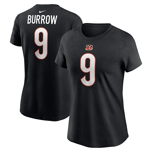 Men's Nike Joe Burrow White Cincinnati Bengals Name & Number T-Shirt