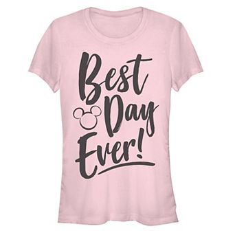 Disney's Juniors' Disney Park Best Day Ever Fitted Tee