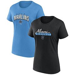 Women's Miami Marlins Nike Red City Connect Wordmark T-Shirt