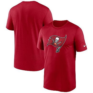 Men's Nike Red Tampa Bay Buccaneers Legend Logo Performance T-Shirt