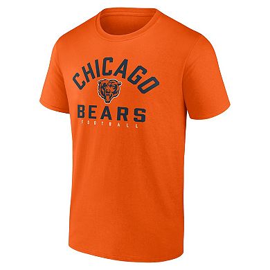 Men's Fanatics Branded Navy/Orange Chicago Bears Player Pack T-Shirt ...