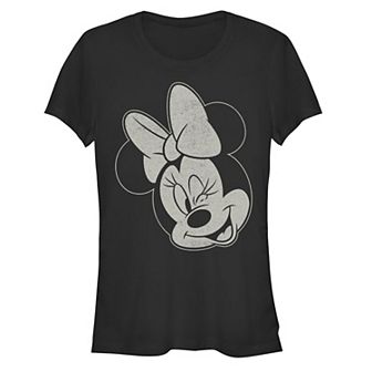 Disney's Mickey Mouse Juniors' Happy Winking Fitted Tee