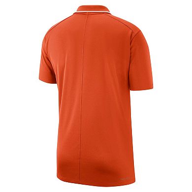 Men's Nike Orange Clemson Tigers 2023 Coaches Performance Polo