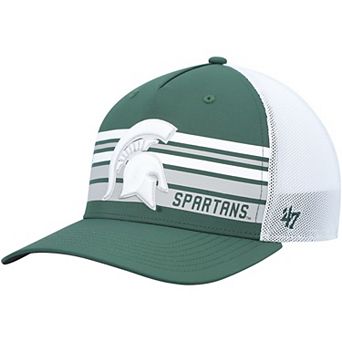 Men's '47 Green Michigan State Spartans Brrr Altitude Trucker Snapback Hat