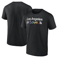 Los Angeles Dodgers PLEASURES Ballpark T-Shirt - Black