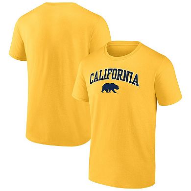 Men's Fanatics Branded Gold Cal Bears Campus T-Shirt