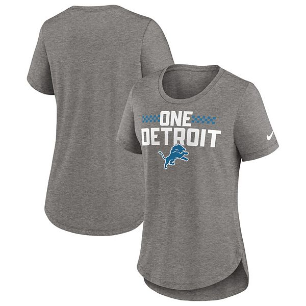 Detroit Lions Nike Fan Gear Heritage Tri-Blend Pullover Hoodie