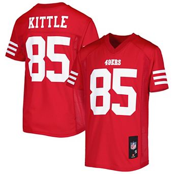 Youth George Kittle Scarlet San Francisco 49ers Team Replica Player Jersey